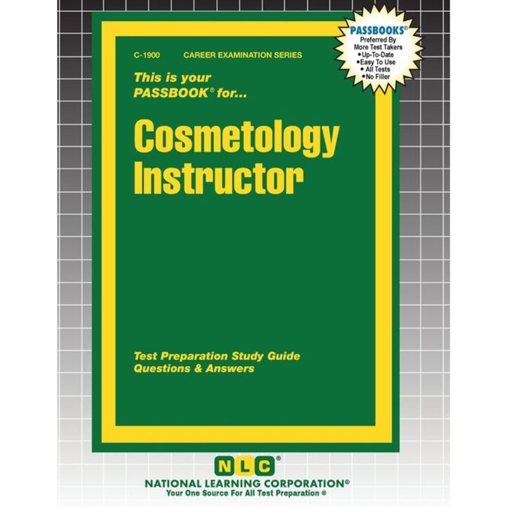 Cosmetology Instructor -- Passbooks